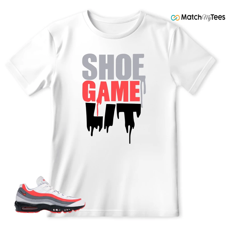 Shoe Game Lit White matching T-shirt T-shirt