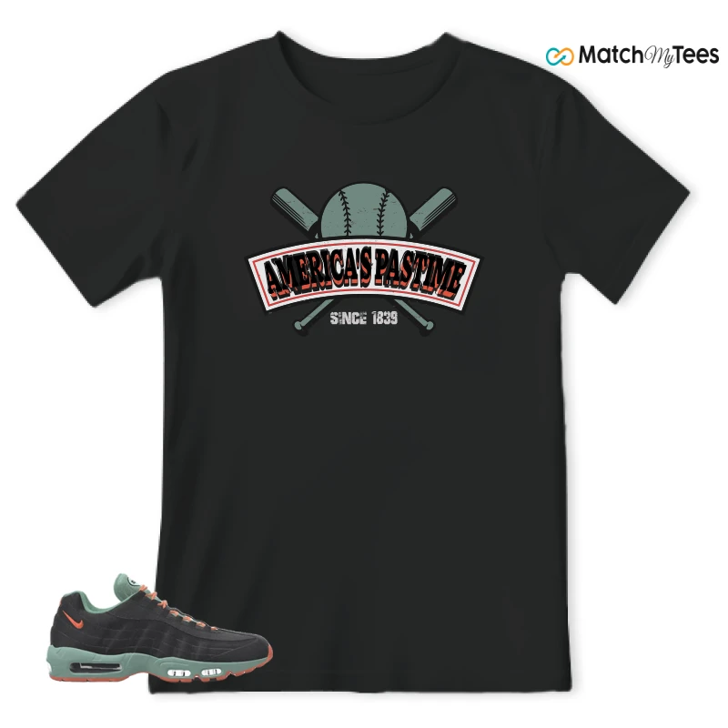 NIKE AIR MAX 95 BY YOU BLACK STEAM SNEAKER Matching Tees t-shirt