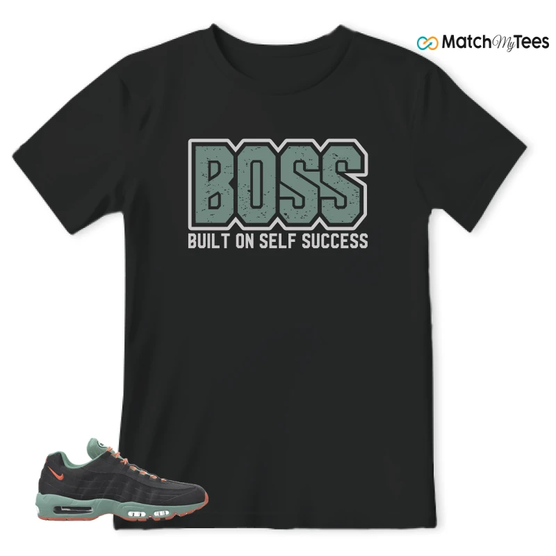 NIKE AIR MAX 95 BY YOU BLACK STEAM SNEAKER Matching Tees t-shirt