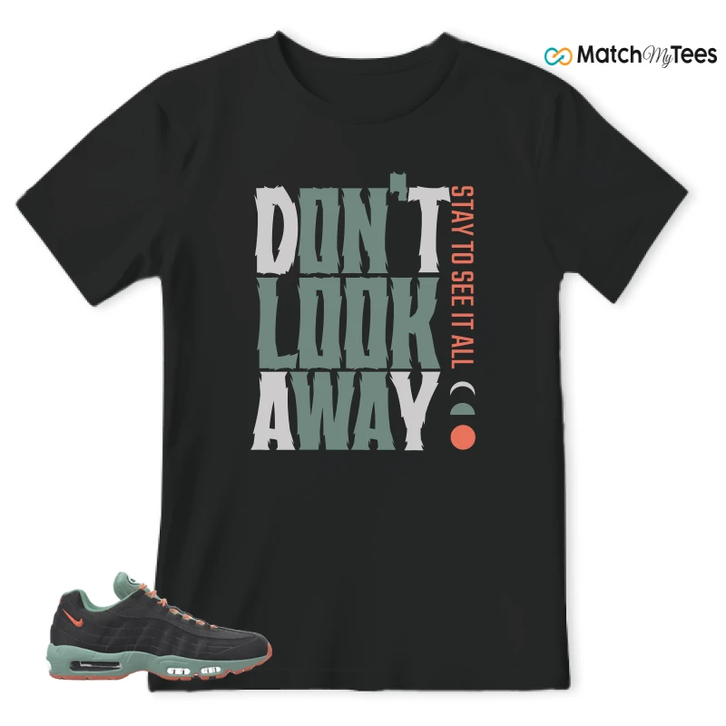 NIKE AIR MAX 95 BY YOU BLACK STEAM SNEAKER Matching Tees t-shirt