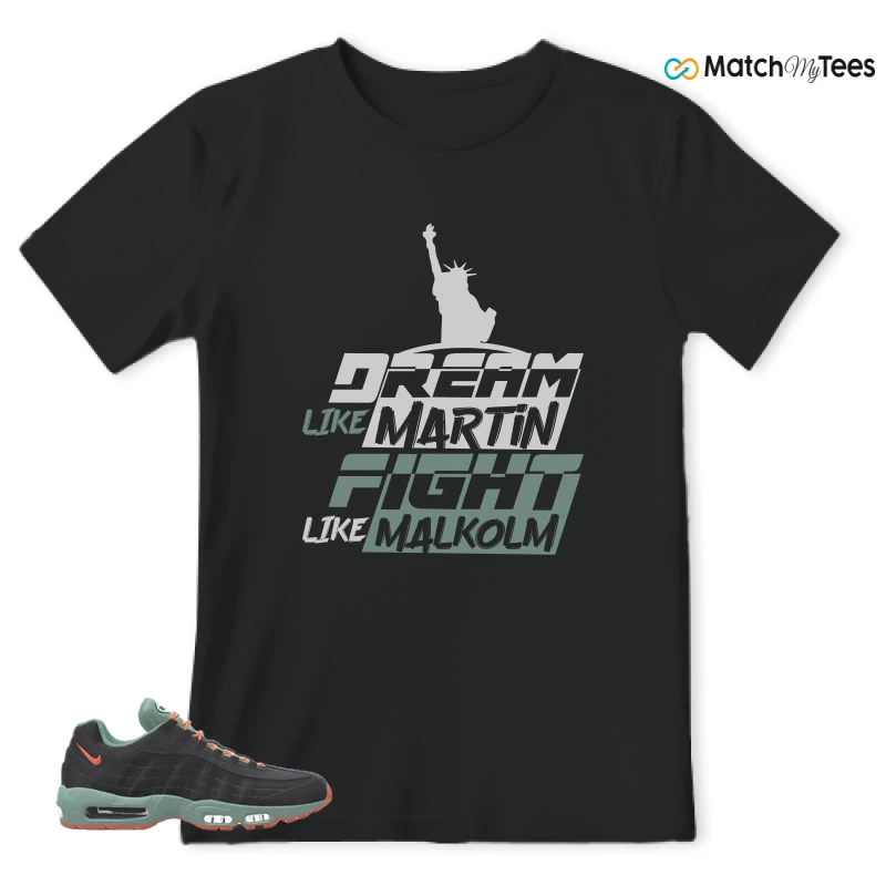NIKE AIR MAX 95 BY YOU BLACK STEAM SNEAKER Matching Tees t-shirt