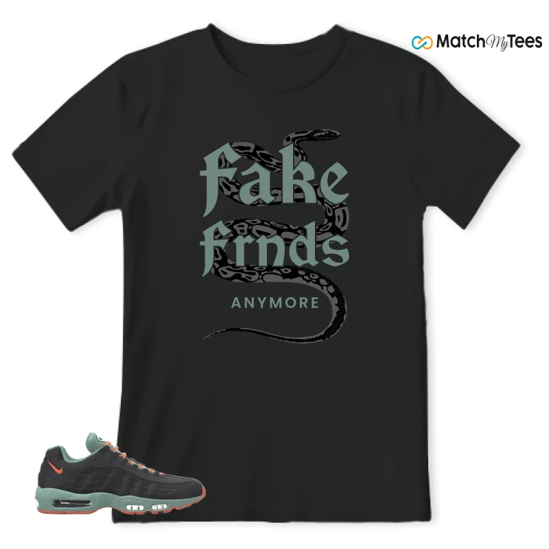NIKE AIR MAX 95 BY YOU BLACK STEAM SNEAKER Matching Tees t-shirt