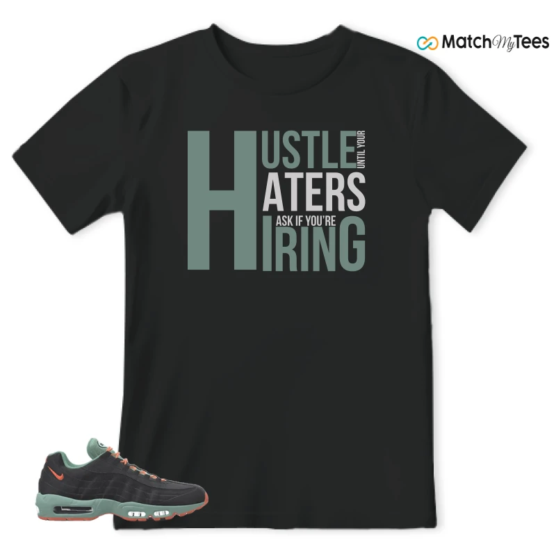 NIKE AIR MAX 95 BY YOU BLACK STEAM SNEAKER Matching Tees t-shirt