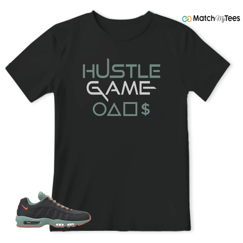 NIKE AIR MAX 95 BY YOU BLACK STEAM SNEAKER Matching Tees t-shirt