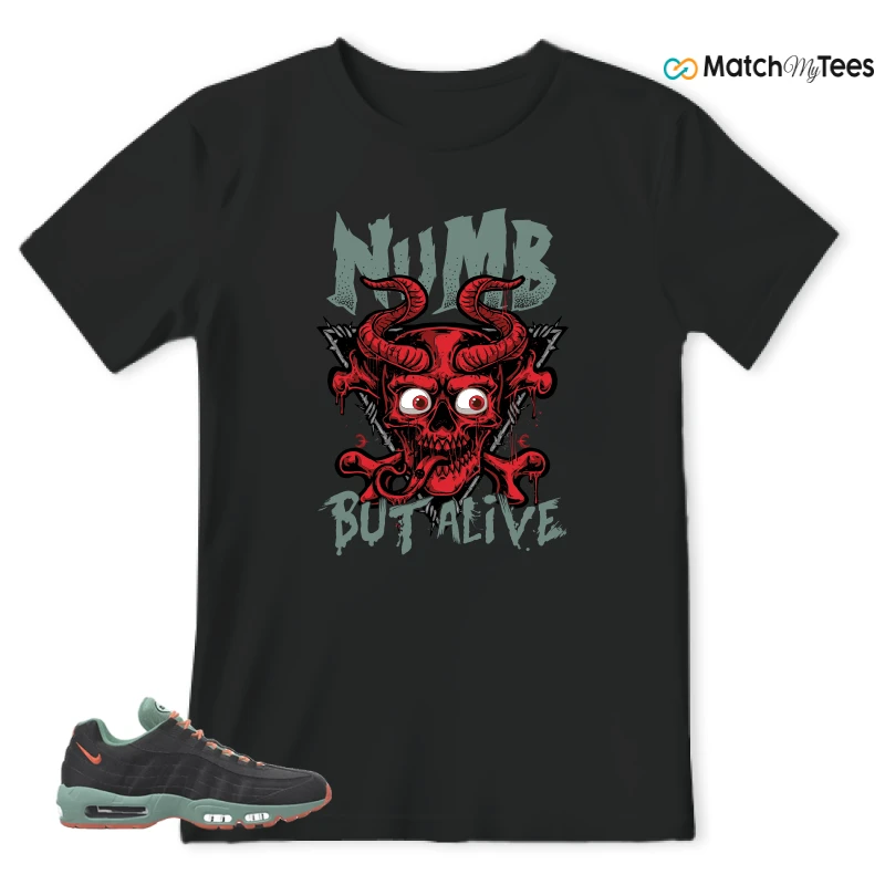 NIKE AIR MAX 95 BY YOU BLACK STEAM SNEAKER Matching Tees t-shirt