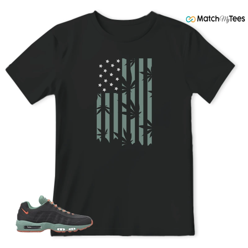 NIKE AIR MAX 95 BY YOU BLACK STEAM SNEAKER Matching Tees t-shirt