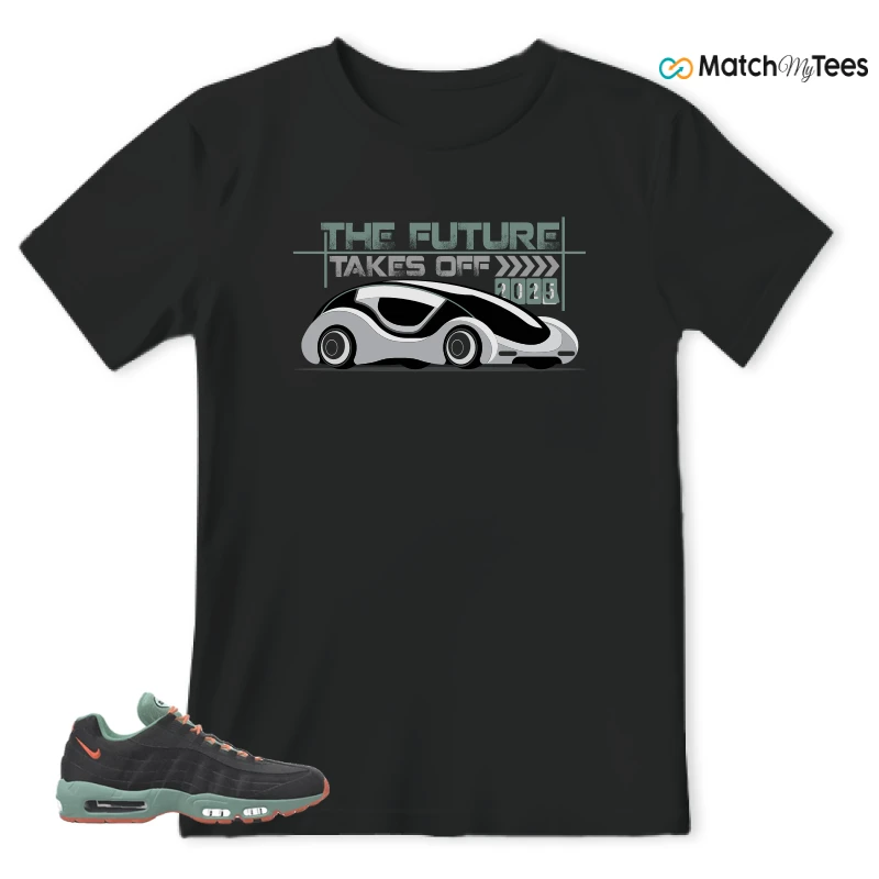 NIKE AIR MAX 95 BY YOU BLACK STEAM SNEAKER Matching Tees t-shirt