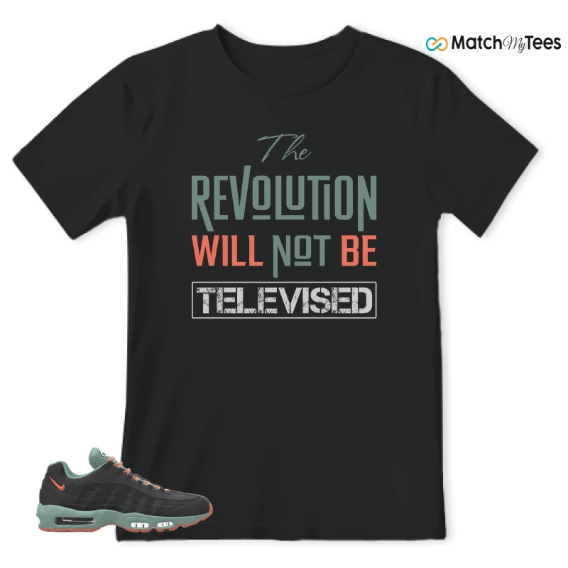 NIKE AIR MAX 95 BY YOU BLACK STEAM SNEAKER Matching Tees t-shirt