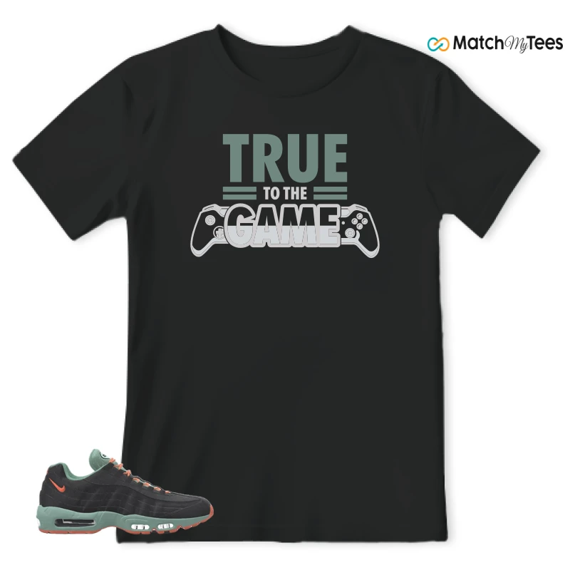 NIKE AIR MAX 95 BY YOU BLACK STEAM SNEAKER Matching Tees t-shirt