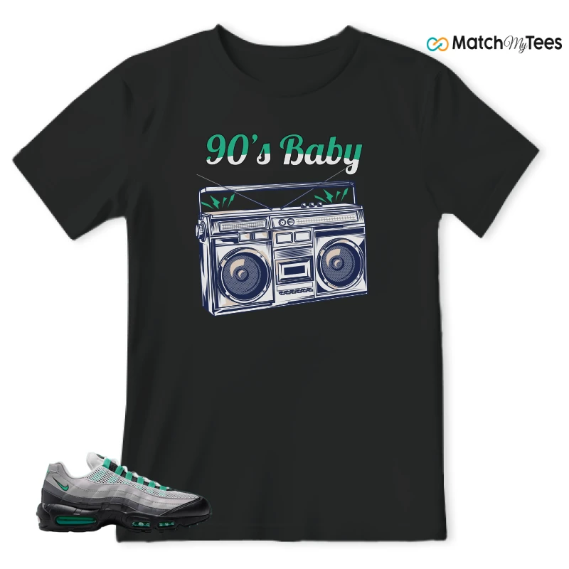 NIKE AIR MAX 95 NEXT NATURE STADIUM GREEN SNEAKER Matching Tees t-shirt