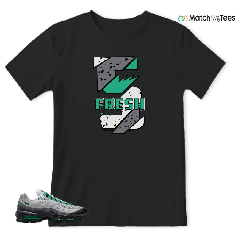 NIKE AIR MAX 95 NEXT NATURE STADIUM GREEN SNEAKER Matching Tees t-shirt