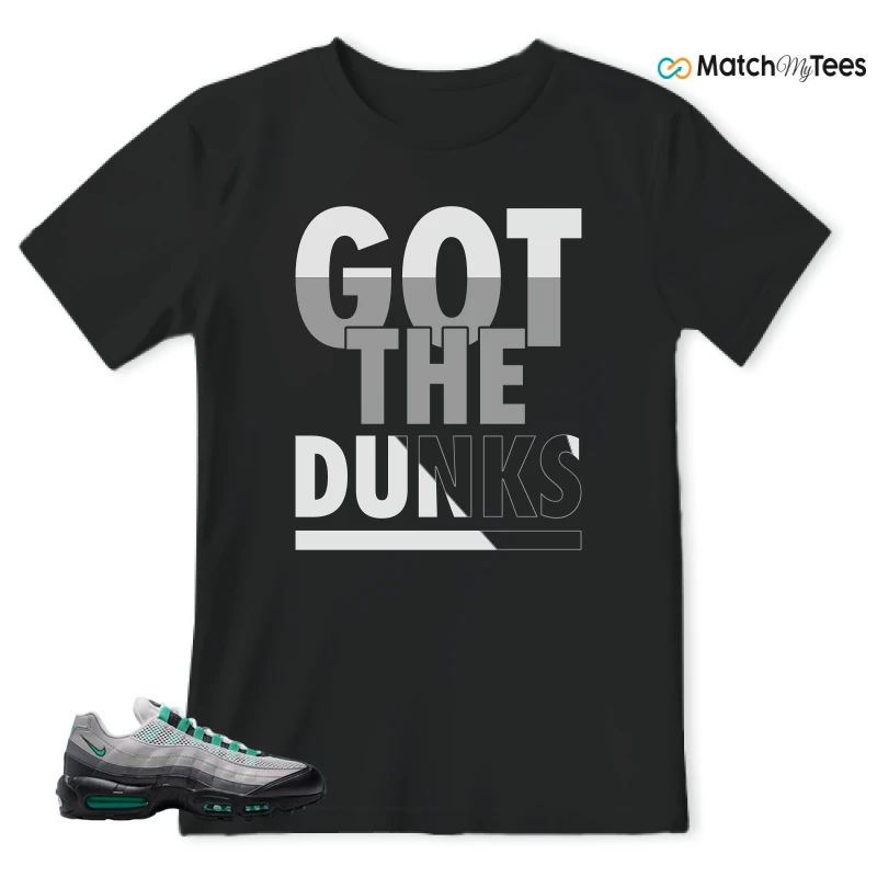 NIKE AIR MAX 95 NEXT NATURE STADIUM GREEN SNEAKER Matching Tees T-shirt for Men