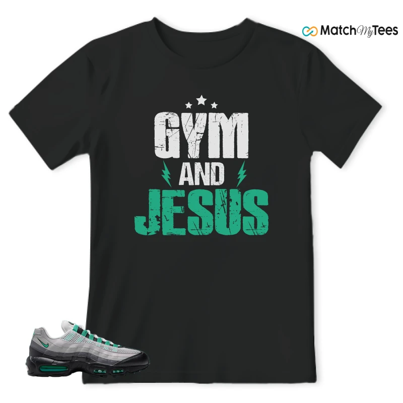 NIKE AIR MAX 95 NEXT NATURE STADIUM GREEN SNEAKER Matching Tees t-shirt