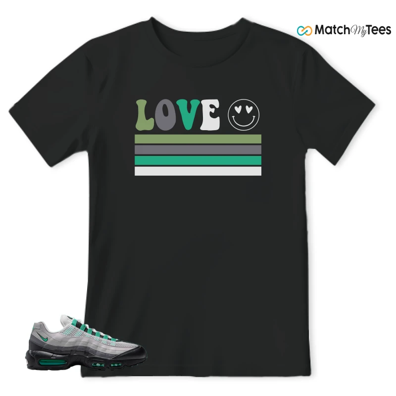 NIKE AIR MAX 95 NEXT NATURE STADIUM GREEN SNEAKER Matching Tees t-shirt
