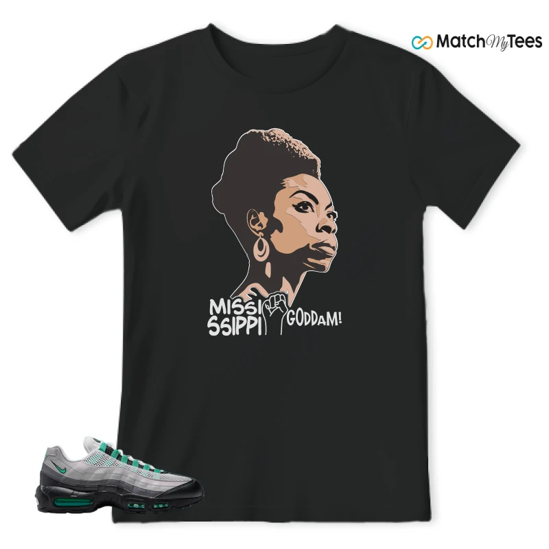 NIKE AIR MAX 95 NEXT NATURE STADIUM GREEN SNEAKER Matching Tees t-shirt
