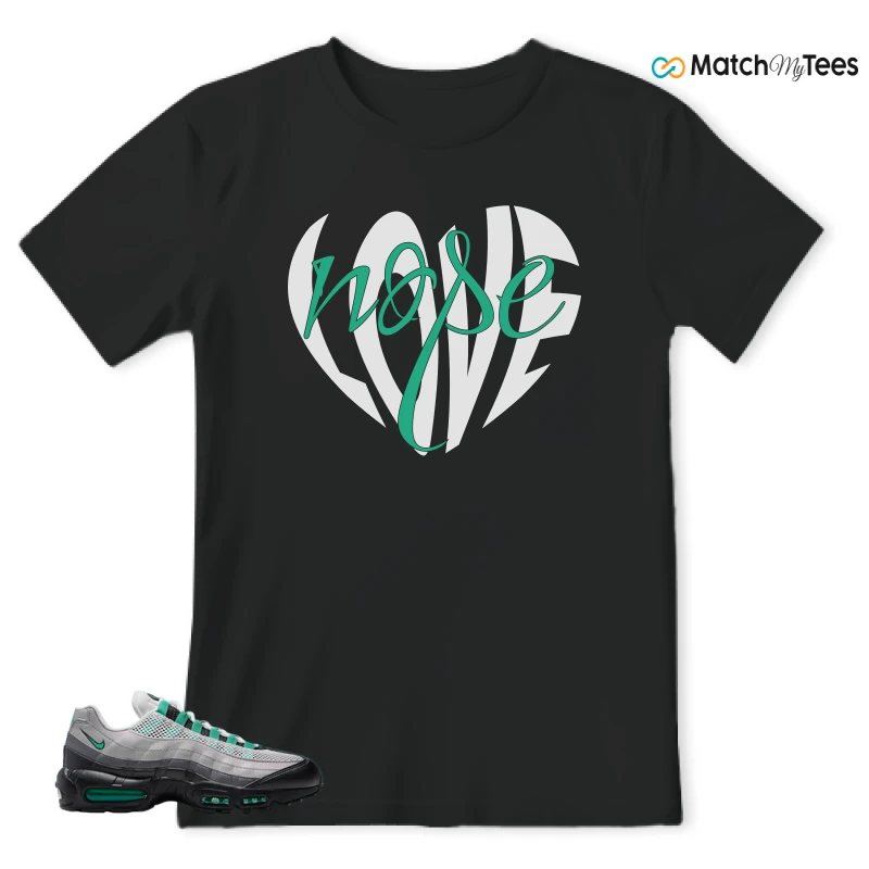 NIKE AIR MAX 95 NEXT NATURE STADIUM GREEN SNEAKER Matching Tees t-shirt