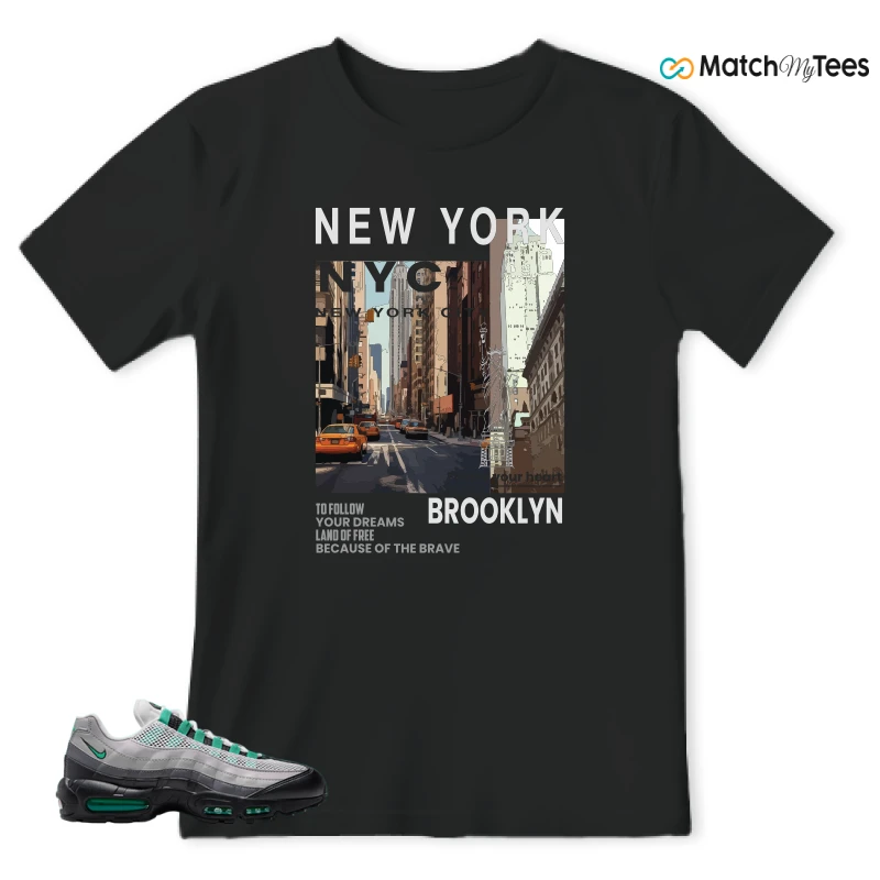 NIKE AIR MAX 95 NEXT NATURE STADIUM GREEN SNEAKER Matching Tees t-shirt