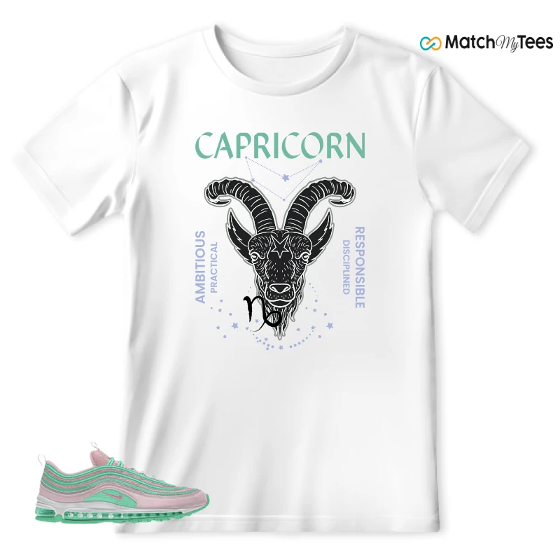 NIKE AIR MAX 97 PINK AND MINT CUSTOM SNEAKER Matching Tees t-shirt