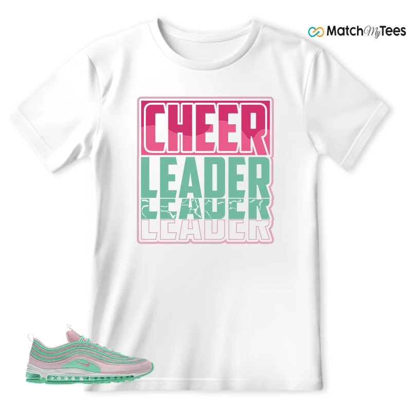 NIKE AIR MAX 97 PINK AND MINT CUSTOM SNEAKER Matching Tees t-shirt