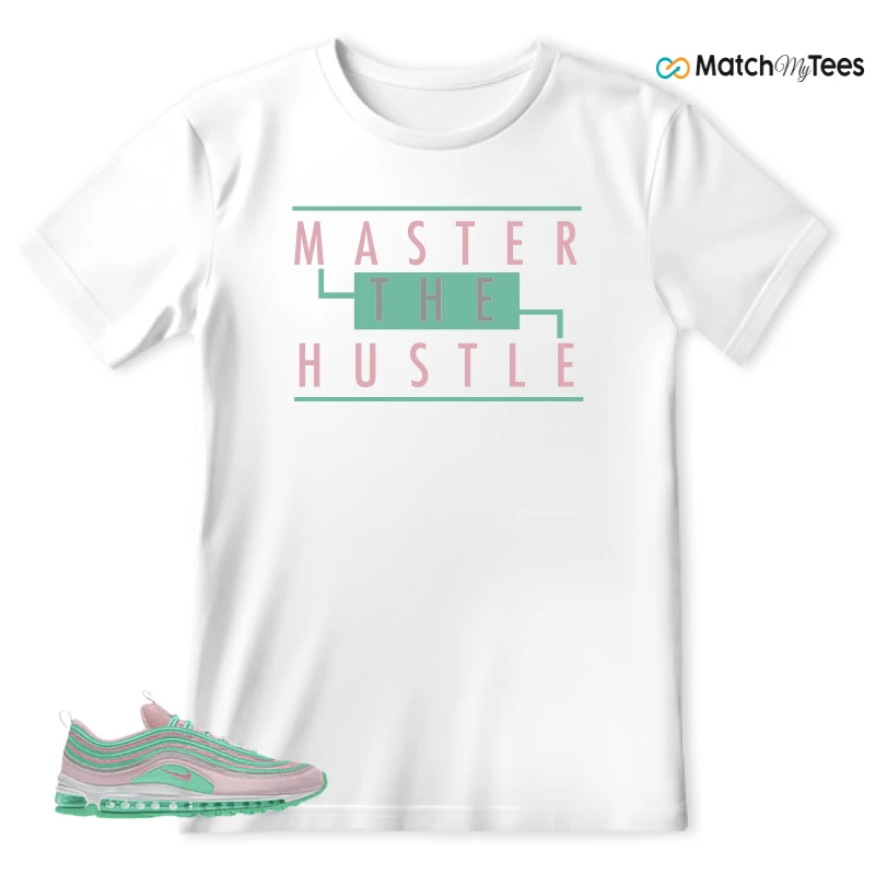 NIKE AIR MAX 97 PINK AND MINT CUSTOM SNEAKER Matching Tees t-shirt