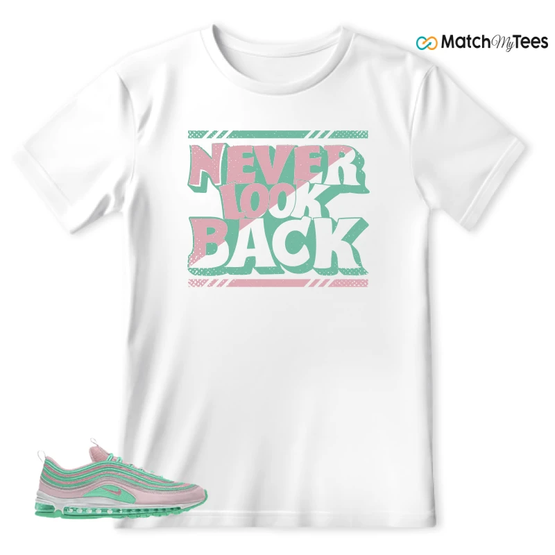 NIKE AIR MAX 97 PINK AND MINT CUSTOM SNEAKER Matching Tees t-shirt