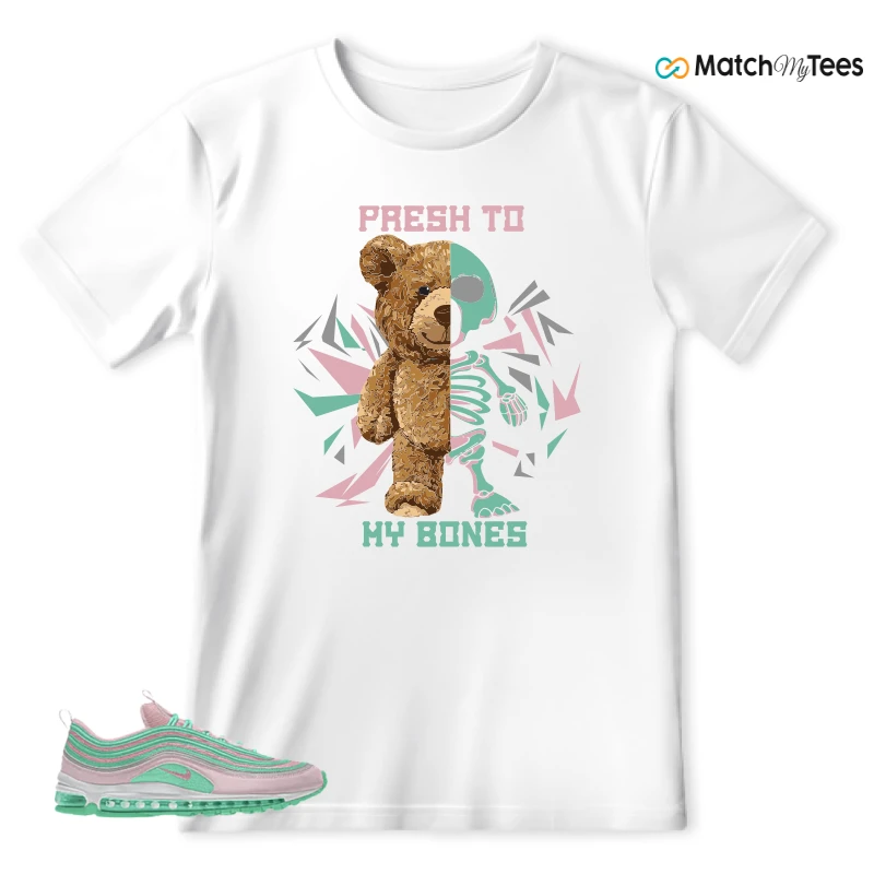 NIKE AIR MAX 97 PINK AND MINT CUSTOM SNEAKER Matching Tees t-shirt