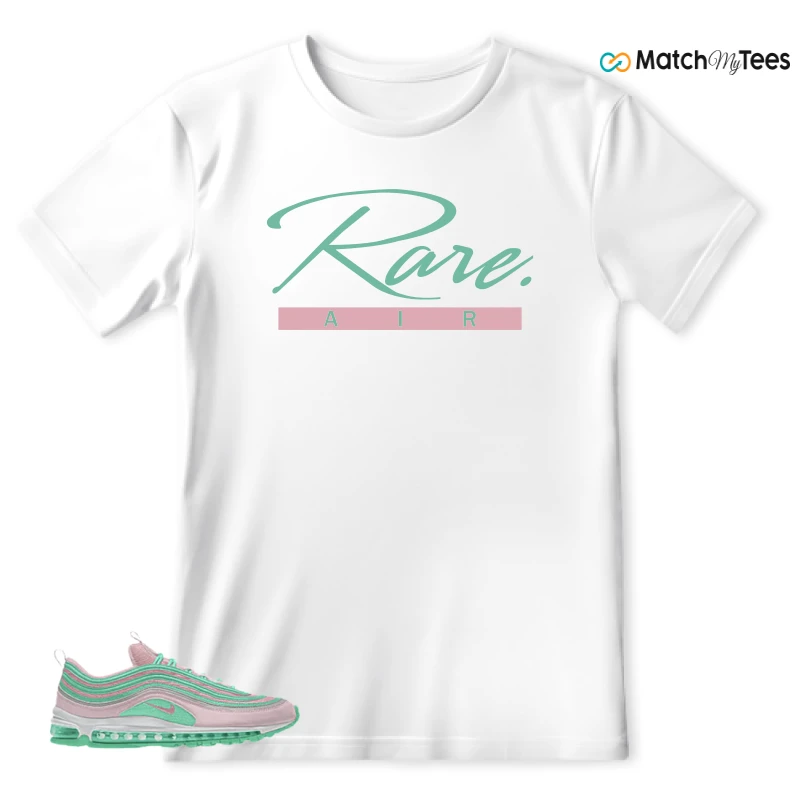 NIKE AIR MAX 97 PINK AND MINT CUSTOM SNEAKER Matching Tees t-shirt