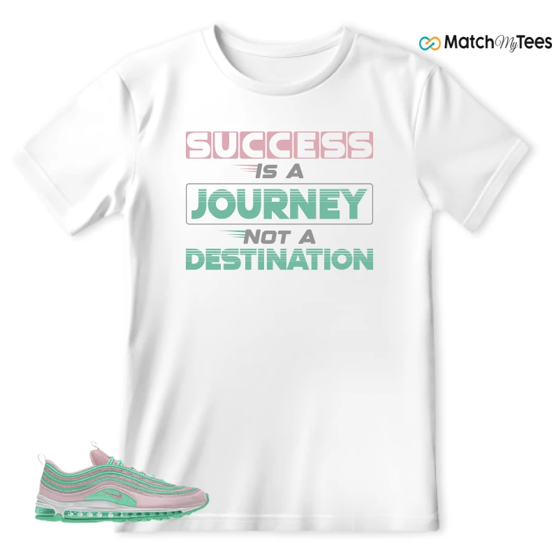 NIKE AIR MAX 97 PINK AND MINT CUSTOM SNEAKER Matching Tees t-shirt