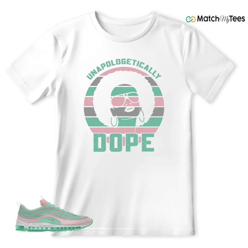 NIKE AIR MAX 97 PINK AND MINT CUSTOM SNEAKER Matching Tees t-shirt