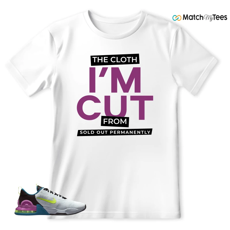 NIKE AIR MAX ALPHA TRAINER 5 PLATINUM VOLT PINK SNEAKER Matching Tees t-shirt