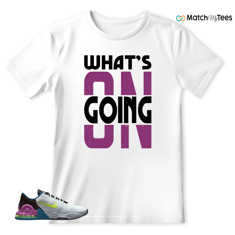 NIKE AIR MAX ALPHA TRAINER 5 PLATINUM VOLT PINK SNEAKER Matching Tees t-shirt
