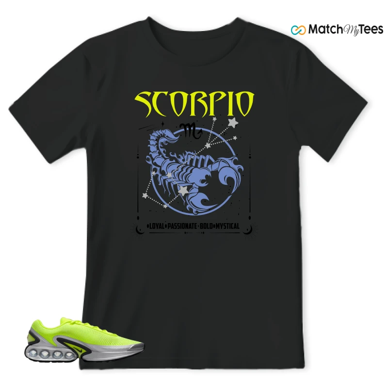NIKE AIR MAX DN VOLT BLACK VOLT GLOW SEQUOIA SNEAKER Matching Tees t-shirt