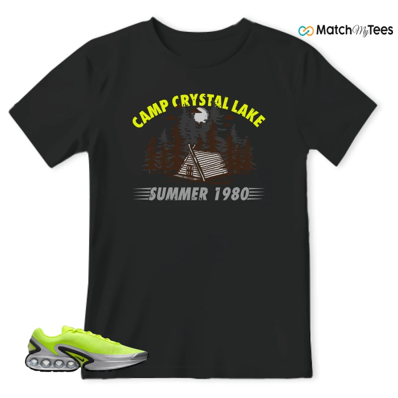 NIKE AIR MAX DN VOLT BLACK VOLT GLOW SEQUOIA SNEAKER Matching Tees T-shirt for Men