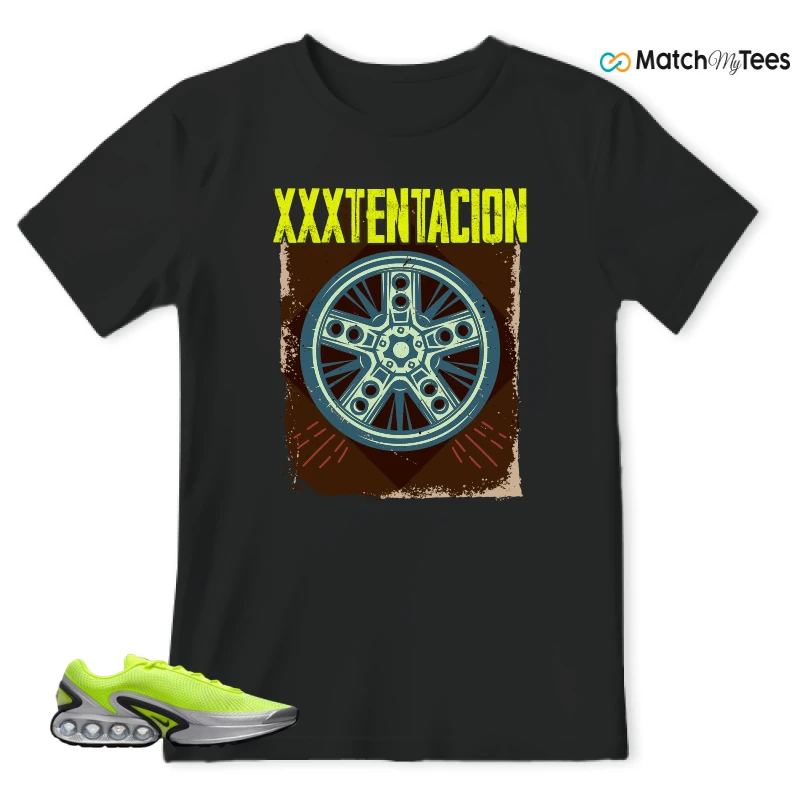 NIKE AIR MAX DN VOLT BLACK VOLT GLOW SEQUOIA SNEAKER Matching Tees t-shirt