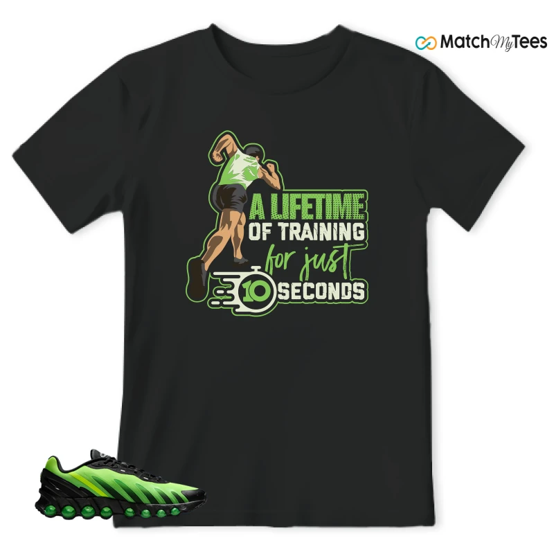 NIKE AIR MAX DN8 BLACK GREEN STRIKE SNEAKER Matching Tees t-shirt