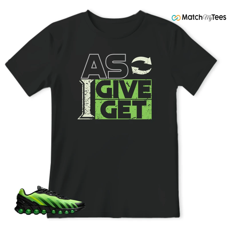 NIKE AIR MAX DN8 BLACK GREEN STRIKE SNEAKER Matching Tees t-shirt
