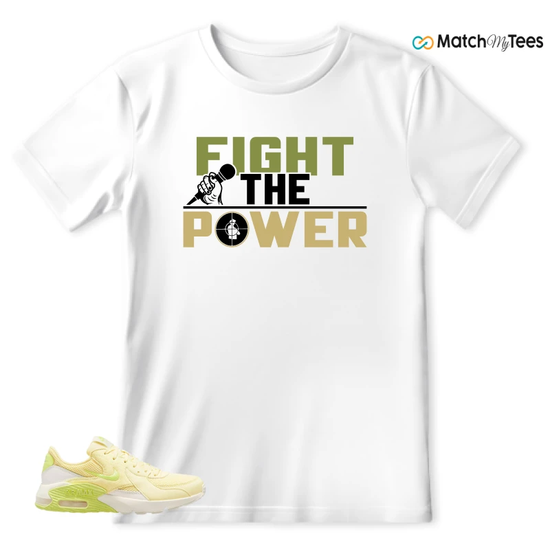 NIKE AIR MAX EXCEE ALABASTER LEMON SNEAKER Matching Tees T-shirt for Men