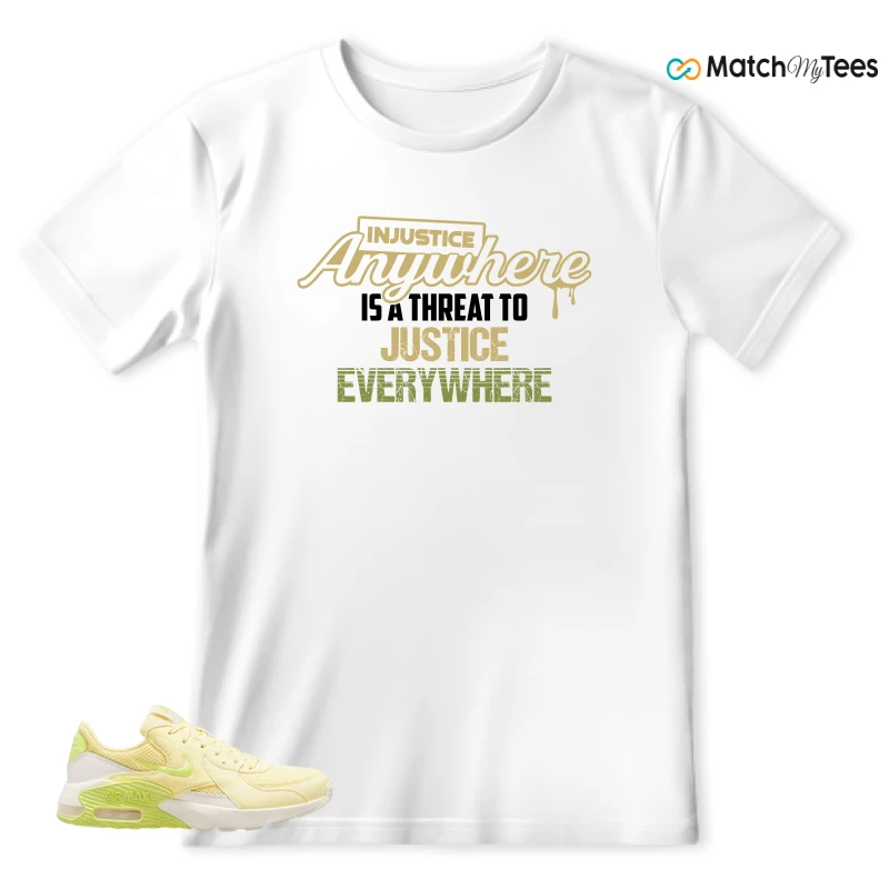 NIKE AIR MAX EXCEE ALABASTER LEMON SNEAKER Matching Tees t-shirt