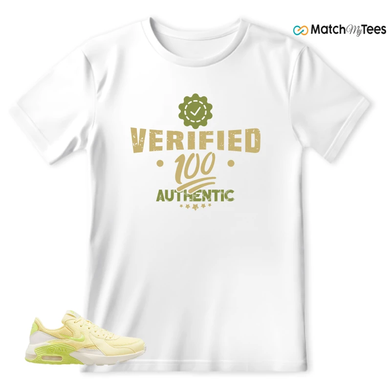 NIKE AIR MAX EXCEE ALABASTER LEMON SNEAKER Matching Tees t-shirt