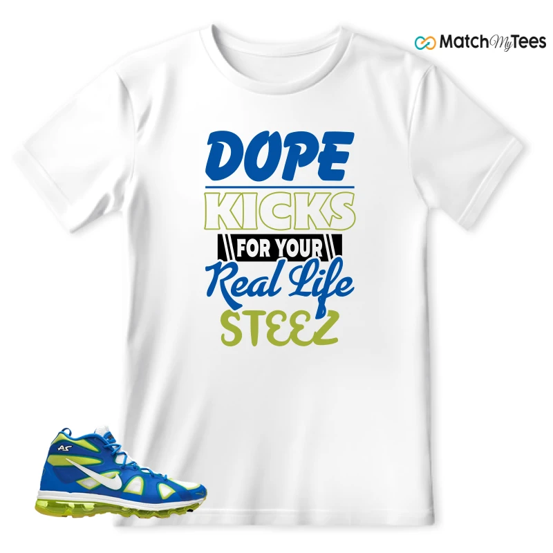 NIKE AIR MAX GRIFFEY FURY SOAR WHITE CYBER BLACK SNEAKER Matching Tees t-shirt