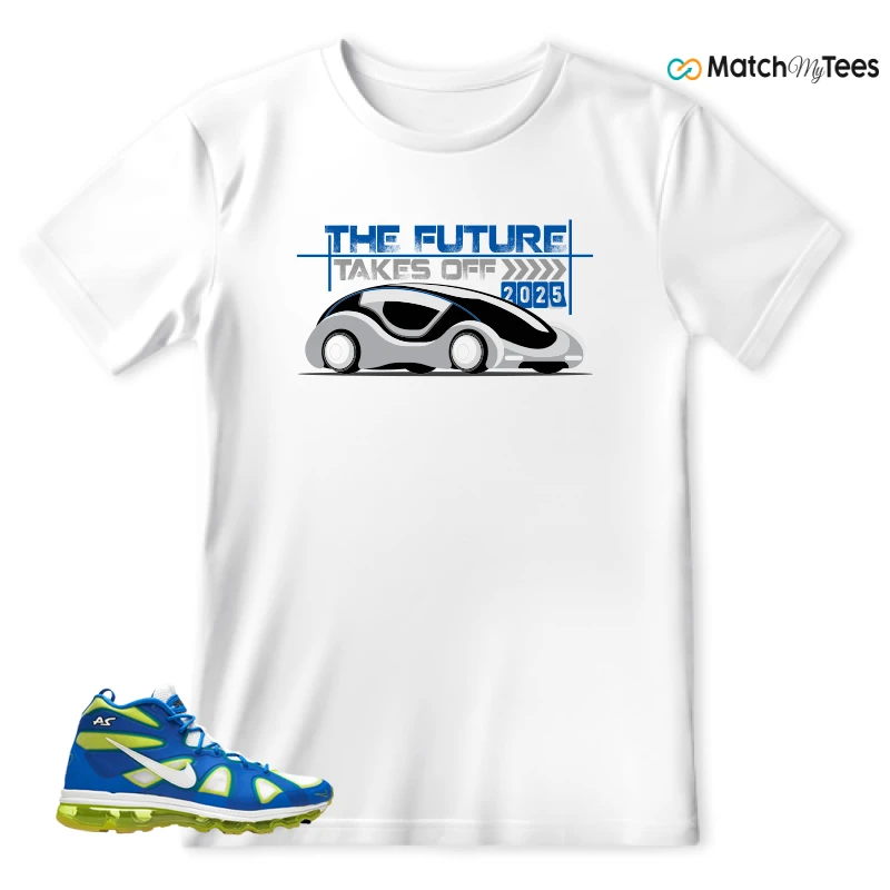 NIKE AIR MAX GRIFFEY FURY SOAR WHITE CYBER BLACK SNEAKER Matching Tees t-shirt