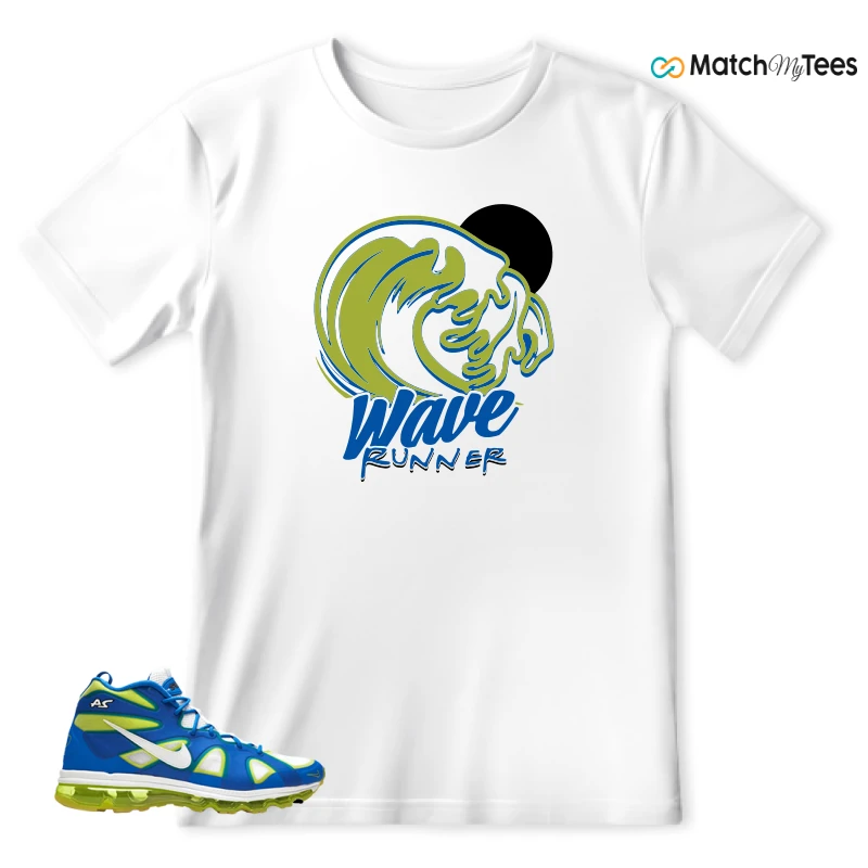 NIKE AIR MAX GRIFFEY FURY SOAR WHITE CYBER BLACK SNEAKER Matching Tees T-shirt for Men
