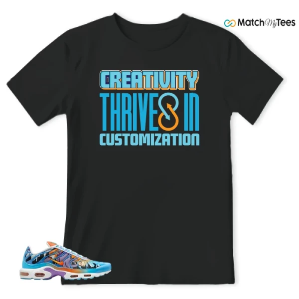 NIKE AIR MAX PLUS DOERNBECHER 2026 SNEAKER/MULTI-COLOR / MULTI-COLOR matching T-shirt