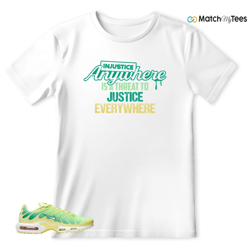 NIKE AIR MAX PLUS LUMINOUS GREEN SNEAKER Matching Tees t-shirt