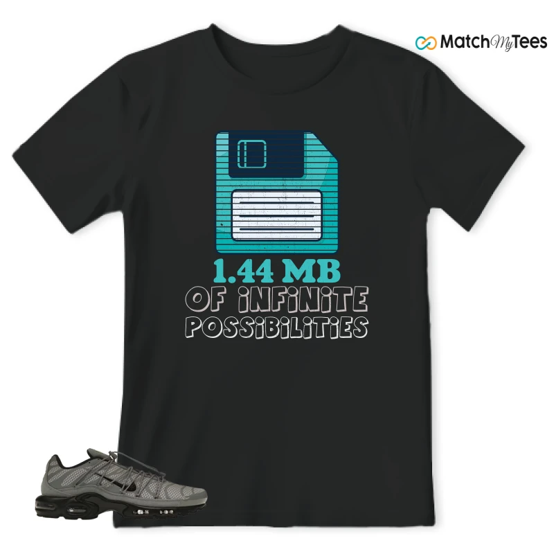 NIKE AIR MAX PLUS TOGGLE GREY REFLECTIVE SNEAKER Matching Tees t-shirt