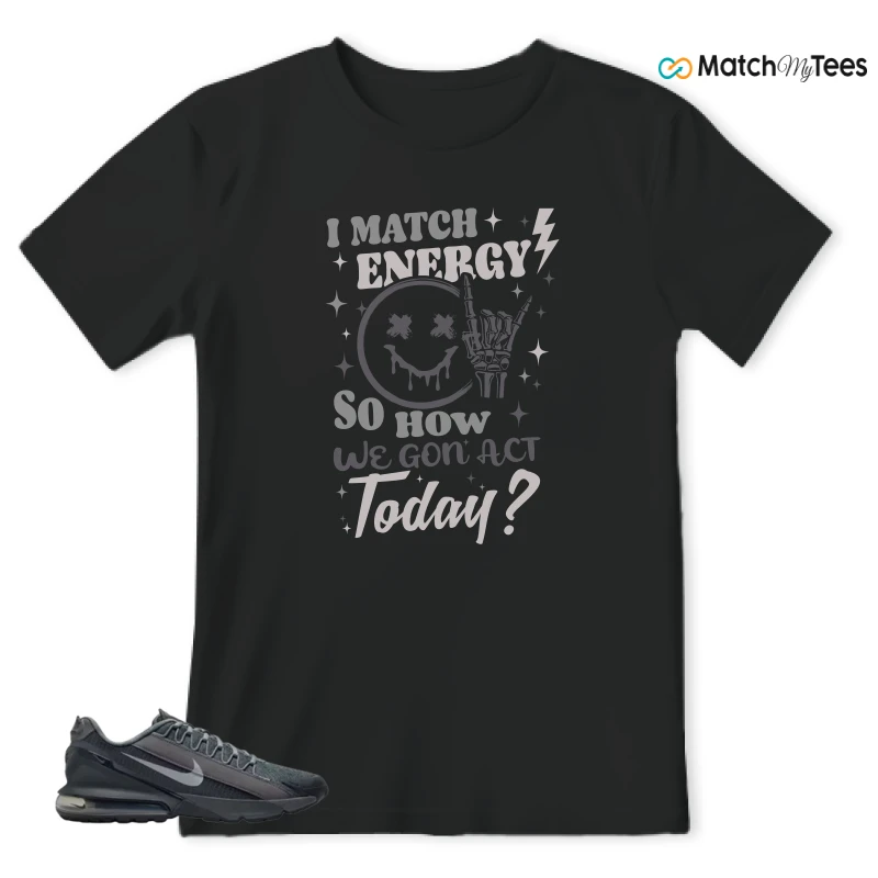 NIKE AIR MAX PULSE ROAM DARK SMOKE GREY SNEAKER Matching Tees t-shirt
