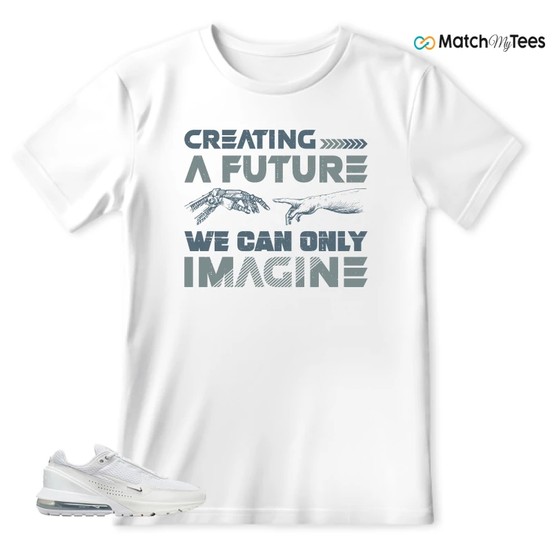 NIKE AIR MAX PULSE WHITE CHROME SNEAKER Matching Tees t-shirt