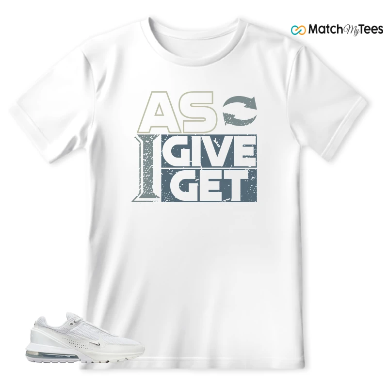 NIKE AIR MAX PULSE WHITE CHROME SNEAKER Matching Tees t-shirt