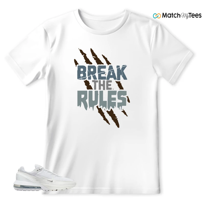NIKE AIR MAX PULSE WHITE CHROME SNEAKER Matching Tees t-shirt