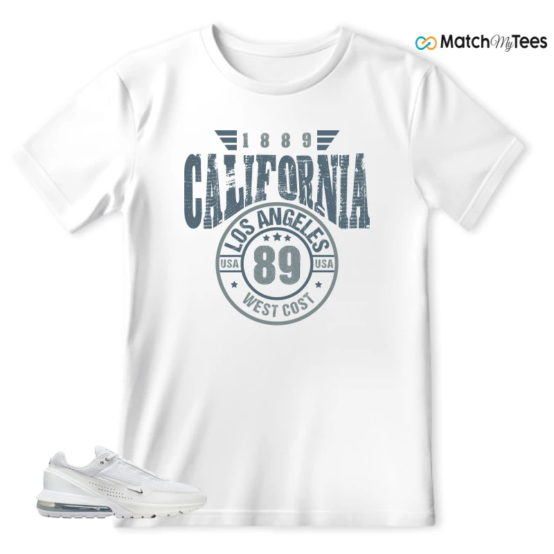 NIKE AIR MAX PULSE WHITE CHROME SNEAKER Matching Tees t-shirt